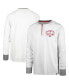 Men's Cream Distressed San Francisco 49ers Faithful to The Bay Pats Peek Henley T-shirt