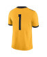 Men's Gold West Virginia Mountaineers Alternate Game Jersey