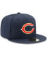 Фото #5 товара Men's Navy Chicago Bears Omaha 59FIFTY Hat