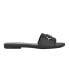 ფოტო #2 პროდუქტის Women's Hammi One Band with Logo and Hardware Flat Sandals