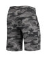 Men's Charcoal, Gray Texas Longhorns Camo Backup Terry Jam Lounge Shorts