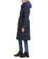 ფოტო #4 პროდუქტის Women's Hooded Maxi Down Coat With Self Tie