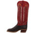 Фото #3 товара Tony Lama Rosston Square Toe Cowboy Mens Black, Red Casual Boots 3R1027