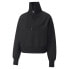 Фото #1 товара Puma Infuse Oversized HalfZip Sweatshirt Womens Black 53968801