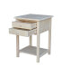 Фото #6 товара Lamp Table with 2 Drawers