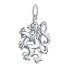 Фото #2 товара Silver pendant Czech lion SILVEGOB11872P