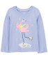 Toddler Flamingo Long-Sleeve Graphic Tee 5T