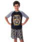 ფოტო #1 პროდუქტის Boys Maximum Destruction MAX-D Monster Truck T-Shirt And Shorts 2 Piece Pajama Set (SM, 6/7)