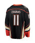 Фото #2 товара Men's Trevor Zegras Black Anaheim Ducks Home Breakaway Player Jersey