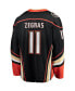 Men's Trevor Zegras Black Anaheim Ducks Home Breakaway Player Jersey