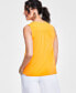 Women's V-Neck Stud-Trim Tank Top, Created for Macy's