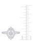 Фото #5 товара Diamond Baguette & Round Ring (1/2 ct. t.w.) in Sterling Silver