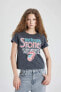 Rolling Stones Regular Fit Bisiklet Yaka Baskılı Kısa Kollu Tişört C4527axgr454