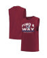 Фото #1 товара Men's Threads Burgundy Colorado Avalanche 2022 Stanley Cup Champions Softhand Muscle Tank