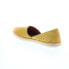 Miz Mooz Cherie Womens Yellow Suede Slip On Espadrille Flats Shoes 6