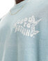 Good For Nothing butterfly graphic t-shirt in blue