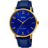 CASIO MTPVT01GL2B2 watch Yellow Gold / Blue / Blue - фото #1