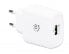 Фото #3 товара Manhattan Wall/Power Mobile Device Charger (Euro 2-pin) - USB-A Port - Output: 1x 18W (Qualcomm Quick Charge) - White - Phone Charger - Three Year Warranty - Box - Indoor - AC - 12 V - White