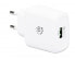 Manhattan Wall/Power Mobile Device Charger (Euro 2-pin) - USB-A Port - Output: 1x 18W (Qualcomm Quick Charge) - White - Phone Charger - Three Year Warranty - Box - Indoor - AC - 12 V - White