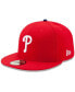 Фото #4 товара Men's Philadelphia Phillies Game Authentic Collection On-Field 59FIFTY Fitted Hat