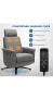 Фото #2 товара Swivel Massage Recliner Single Sofa with Adjustable Headrest-Grey