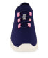 Little Girls Elastic Laces Slip On Athletic Sneakers