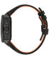 ფოტო #2 პროდუქტის x Marc Anthony Men's Chronograph Precisionist Black Leather Strap Watch 45mm - Limited Edition