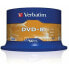 Фото #1 товара DVD-R Verbatim DVD-R Matt Silver 16x Серебристый (50 штук)