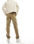 Jack & Jones relaxed fit pleat fron chino in beige