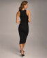 ფოტო #2 პროდუქტის Women's Sleeveless Ruched Jersey Dress
