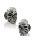 Фото #1 товара Men's Stainless Steel Mustache Skull Cufflinks