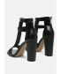 Фото #2 товара Women's Felicity Zip Up Block Heel Sandals