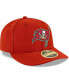 ფოტო #2 პროდუქტის Men's Red Tampa Bay Buccaneers Omaha Low Profile 59FIFTY Fitted Team Hat