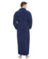 Фото #6 товара Men's Shawl Collar Full Ankle Length Fleece Bathrobe