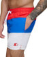 Фото #3 товара Men's Modern Euro Colorblocked 5" Volley Shorts