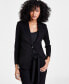 Фото #1 товара Women's Notch-Collar Single Button Blazer, Created for Macy's