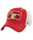 Men's Red Calgary Flames Five Point Patch Clean Up Adjustable Hat