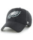 Фото #1 товара Men's Black Philadelphia Eagles MVP Adjustable Hat