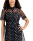 ფოტო #5 პროდუქტის Women's Belted Polka Dot Tea Dress