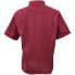 Фото #2 товара River's End Ezcare Woven Short Sleeve Button Up Shirt Womens Burgundy Casual Top