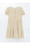 Фото #2 товара LCW Kids Bebe Yaka Çiçekli Kız Çocuk Elbise