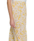 Women's Floral-Print Pull-On Midi Skirt