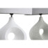 Фото #2 товара Декоративная настольная лампа DKD Home Decor Серый Белый Керамика 220 V 50 W 44 x 21 x 57 см 2 штуки