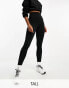 ASOS 4505 Tall Icon running tie waist gym legging with phone pocket in black