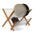 Фото #6 товара Подставка для сушки посуды Relaxdays CROSS из бамбука и металла