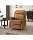 Фото #4 товара Amos Vintage-like Genuine Leather Recliner with Tufted Design