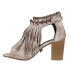 Roper Bettina Fringe Shootie Pumps Womens Beige Dress Casual 09-021-0946-1292