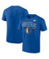 Фото #1 товара Men's Royal Dallas Mavericks 2024 Southwest Division Champions Locker Room T-Shirt