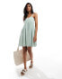 ASOS DESIGN smock tie back sundress in washed