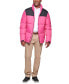 Фото #4 товара Men's Colorblocked Quilted Full-Zip Puffer Jacket, Created for Macy's